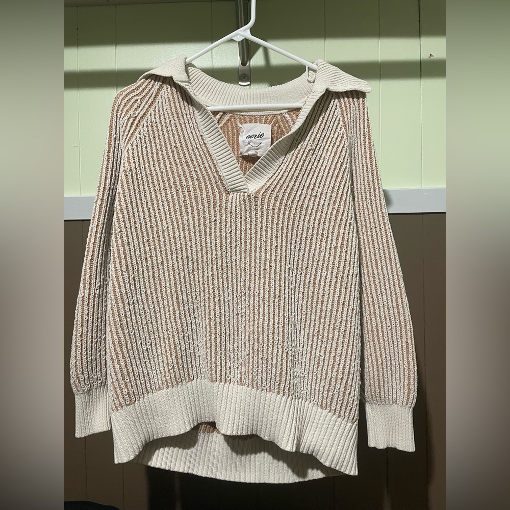 Aerie Sugar Rush Chenille Sweater